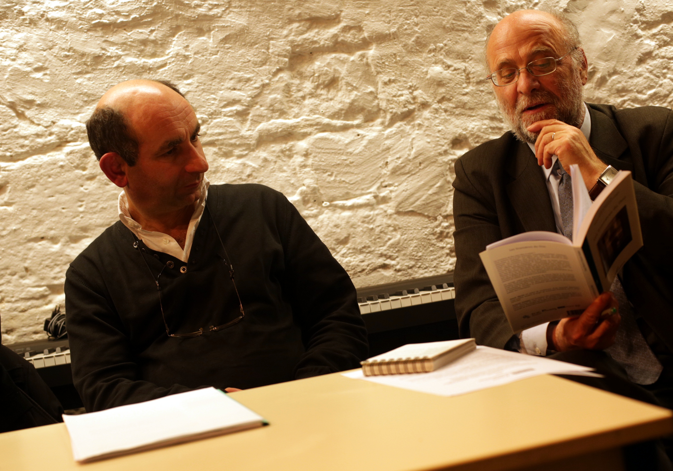 Pascal Martin et François Soulages
