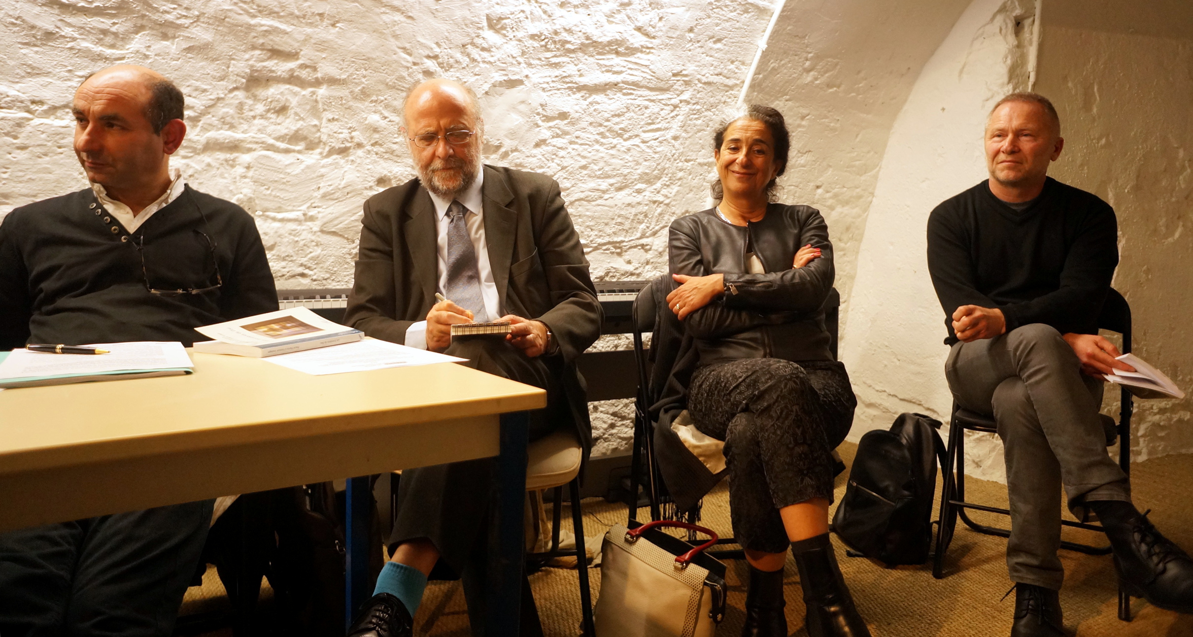 Pascal Martin, François Soulages et Francine Lévy