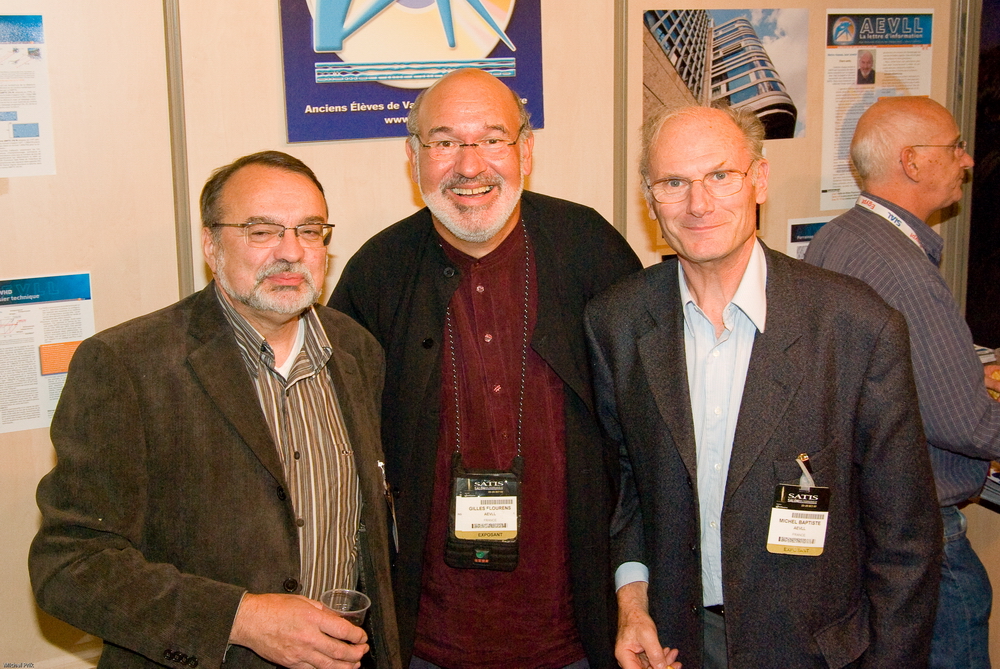 Patrice Bourcet, Gilles Flourens et Michel Baptiste