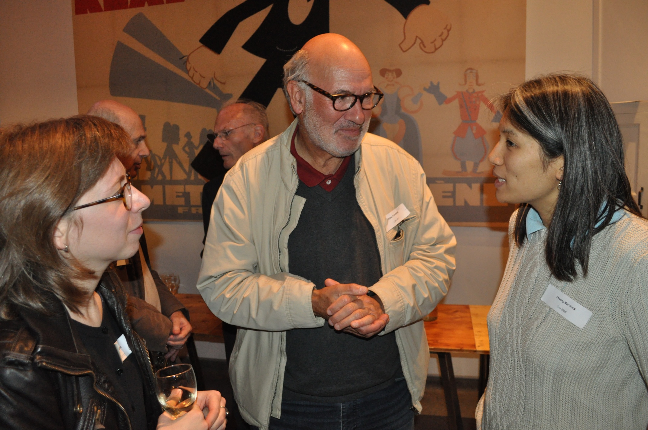 Gilles Flourens (Ciné 1971) et Phuong Mai Tran (S 2005)