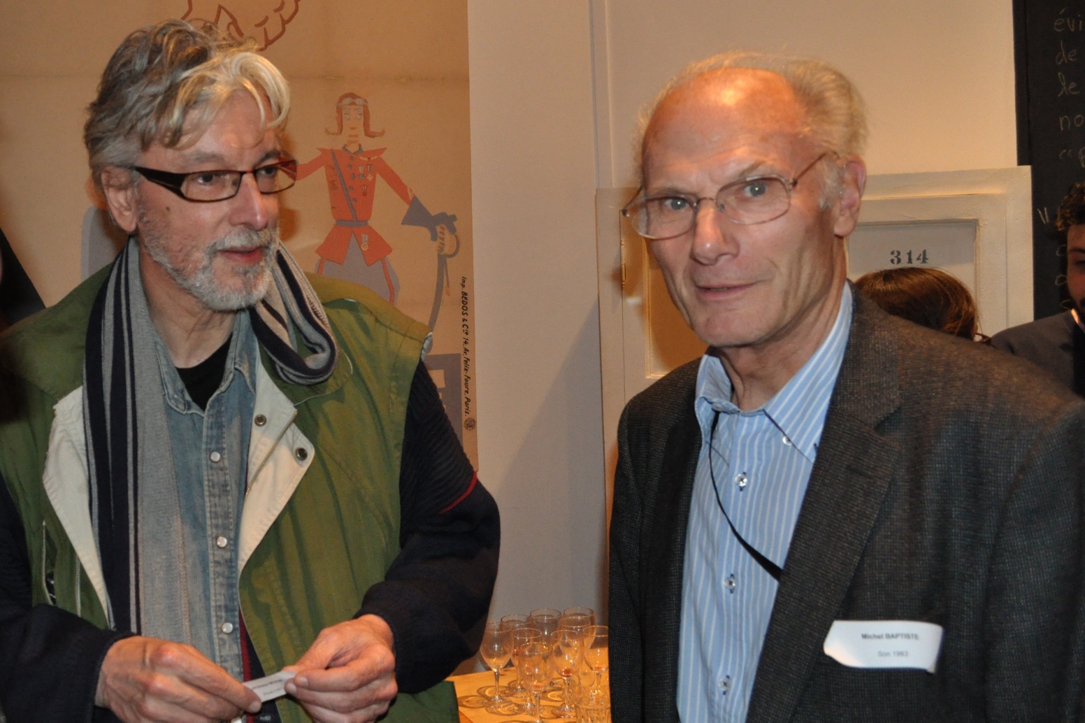 J.P. Morin (P 1975) et Michel Baptiste (S 1963)