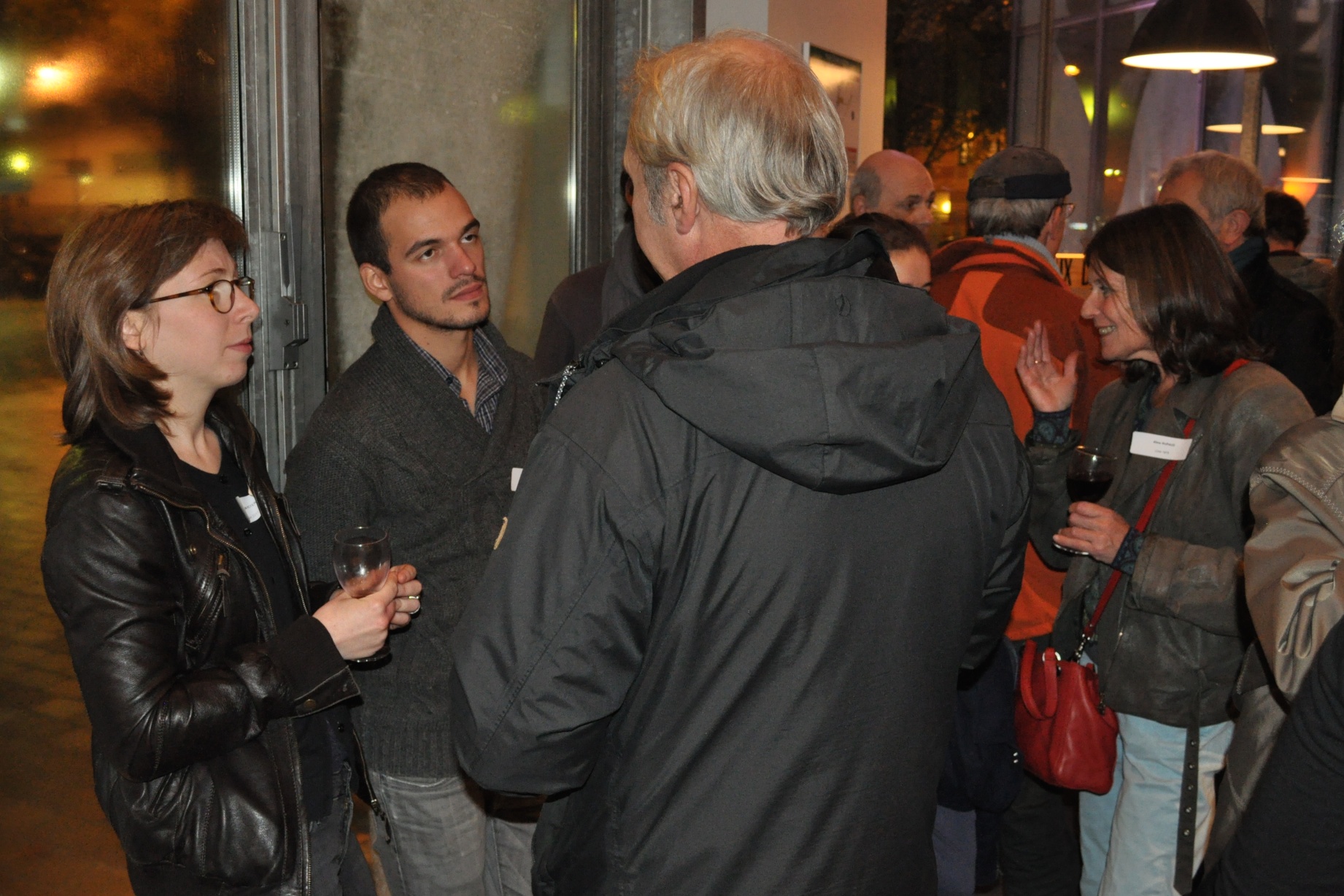 Philippe Bouchez (S 1986) s'entretient avec de jeunes Anciens