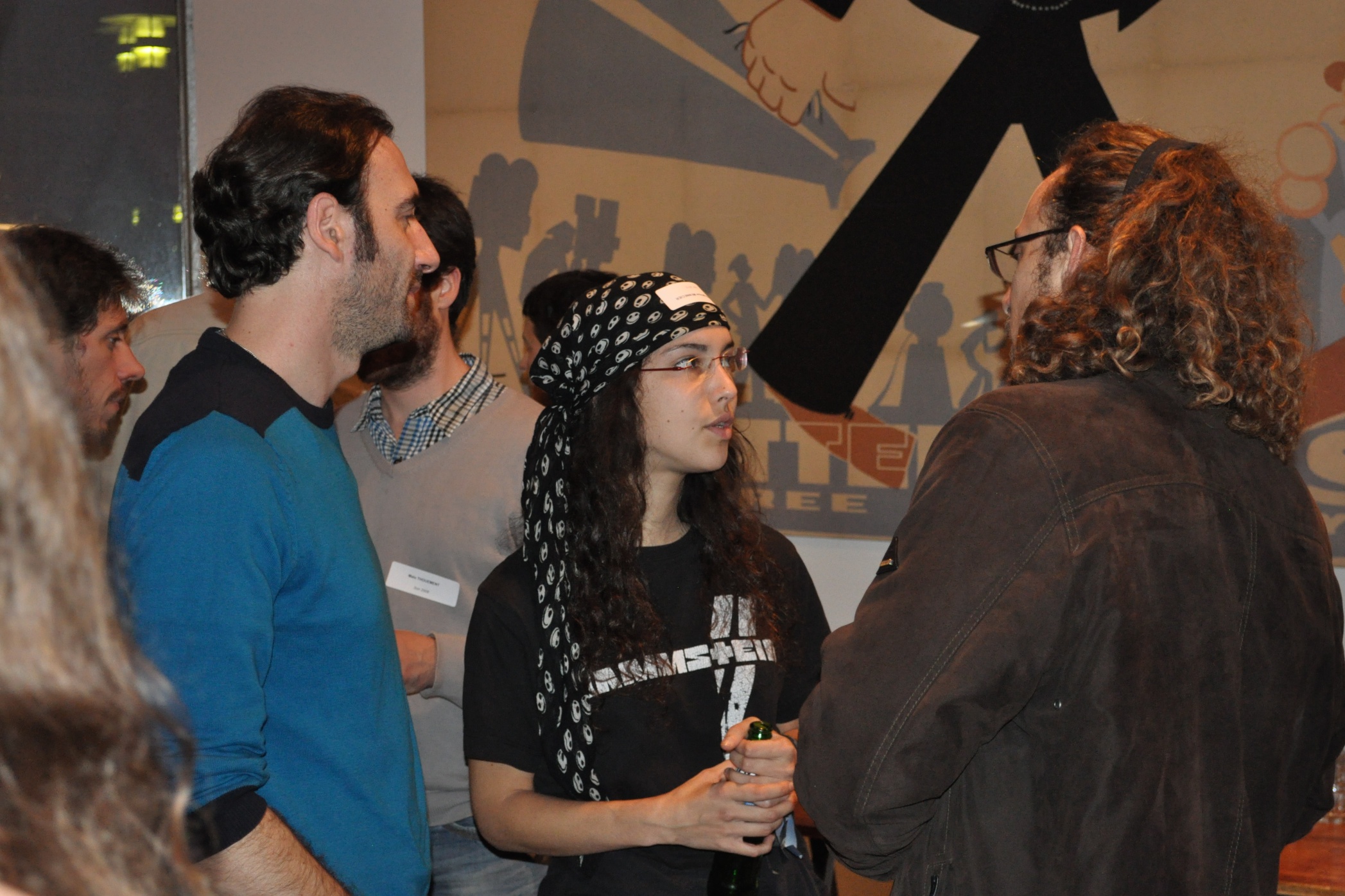 William Leveugle (S 2012) s'entretient avec des jeunes Anciens