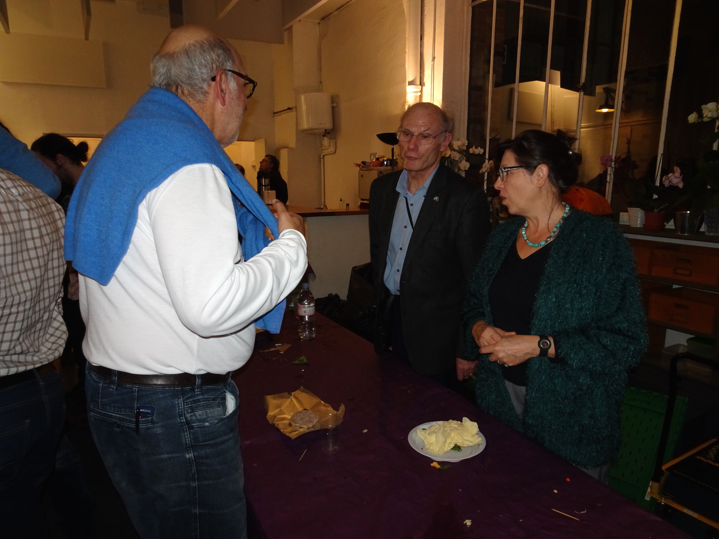 Gilles Flourens, Michel Baptiste et Florence Frichet