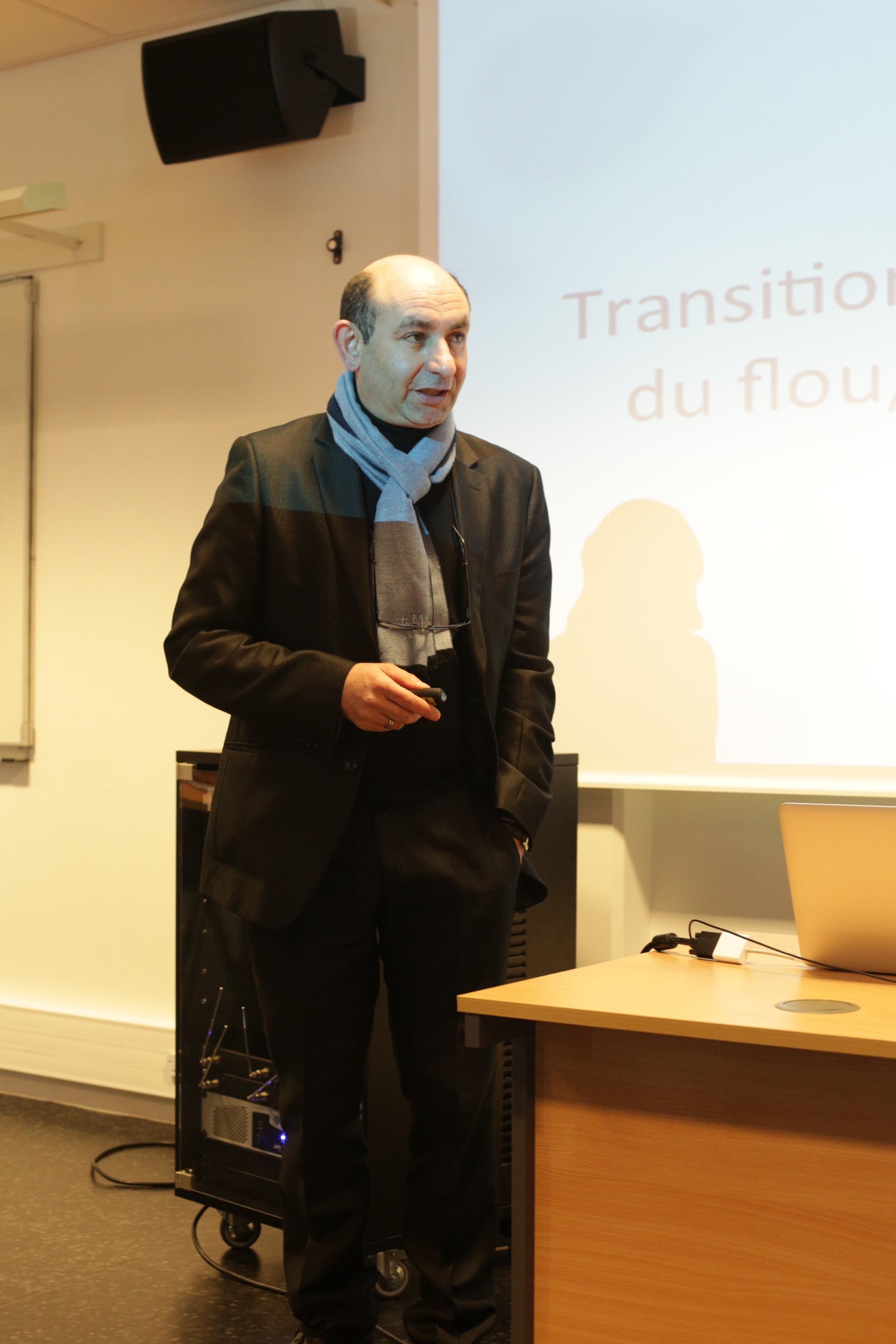 Pascal Martin lors de son intervention