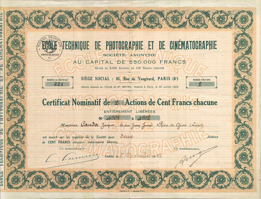 Action ETPC 1927