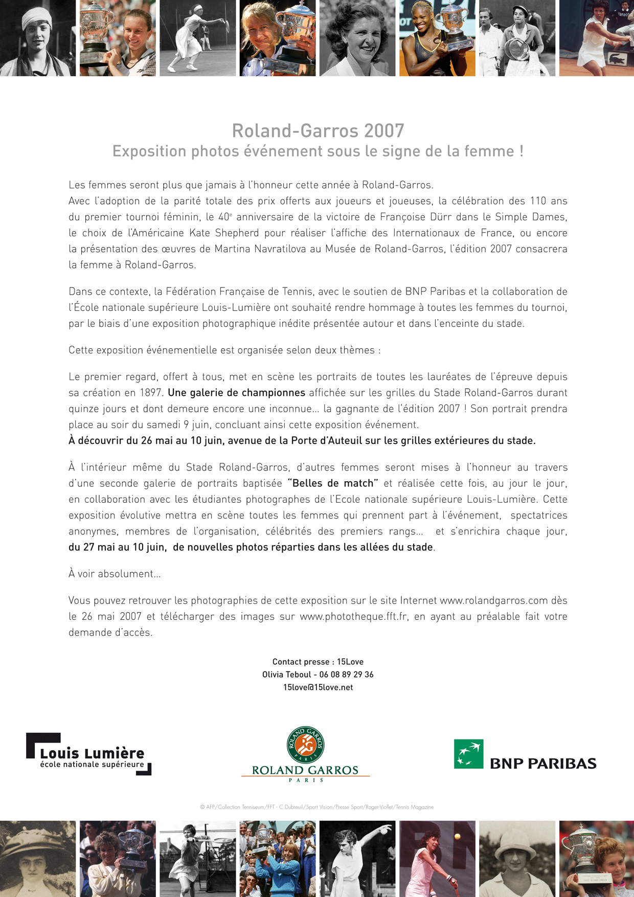 Communiqué de la FFT
