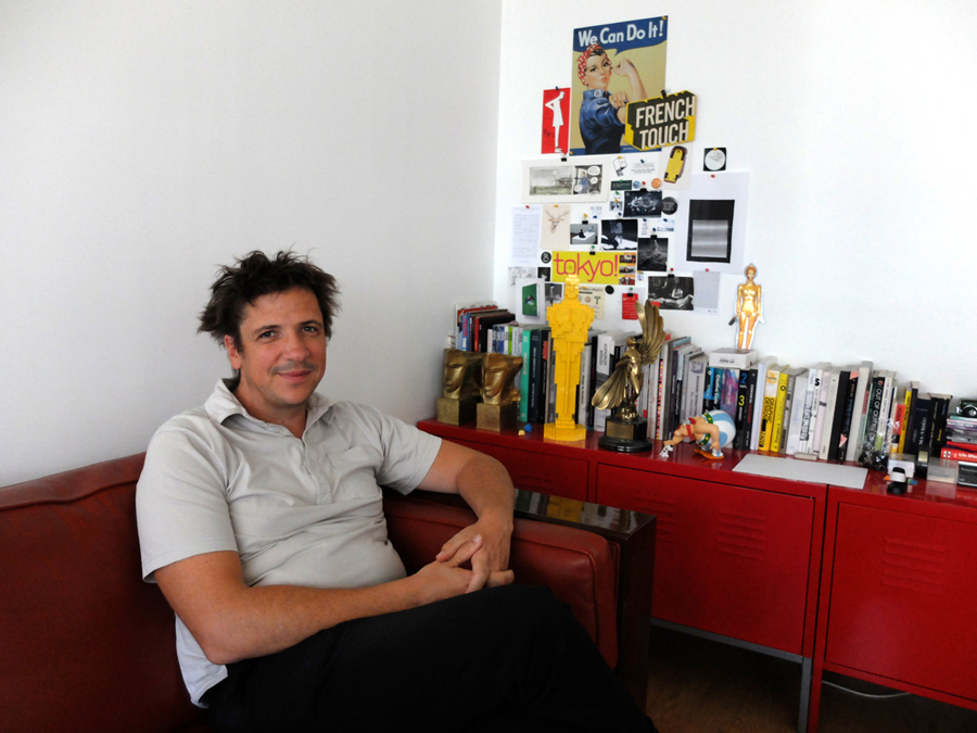 Gilles Gaillard dans son bureau à Mikros image - Photo JN Ferragut