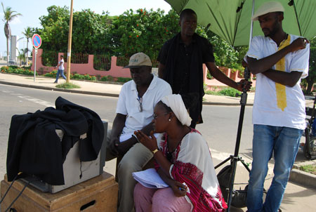 Tournage du pilote de Jaxaay