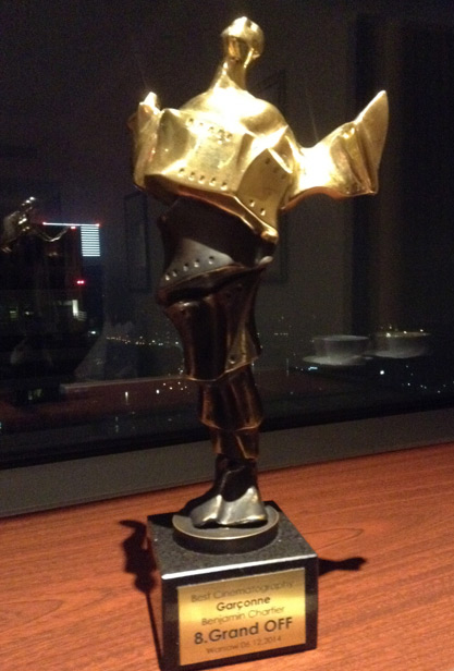 La statuette "Best Cinematography"