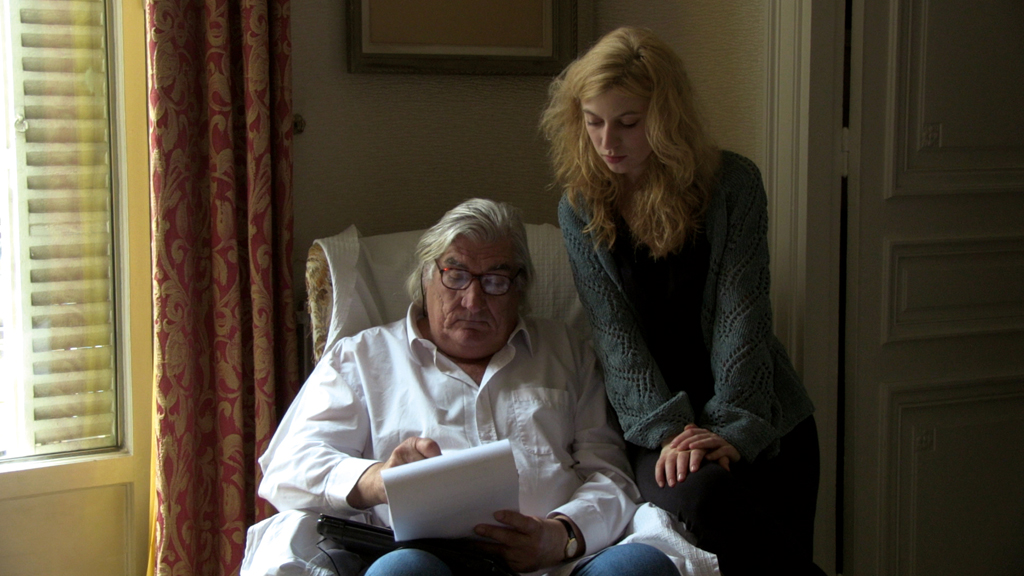 Jean-Claude Brisseau et Virginie Legeay dans "La Fille de nulle part"