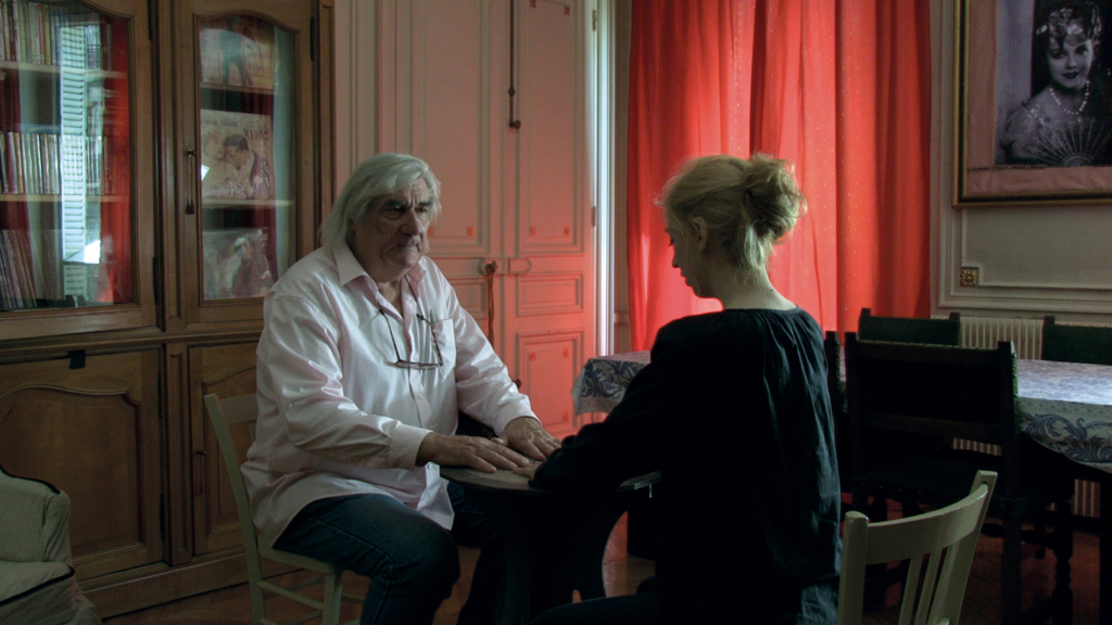 Jean-Claude Brisseau et Virginie Legeay dans "La Fille de nulle part"