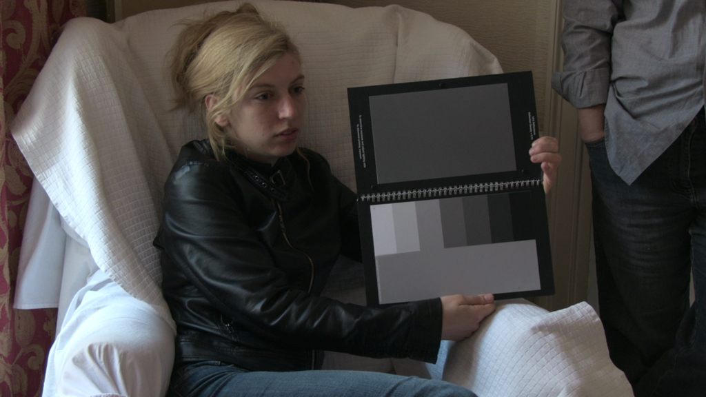Charte de gris lors d'essais de "La Fille de nulle part"