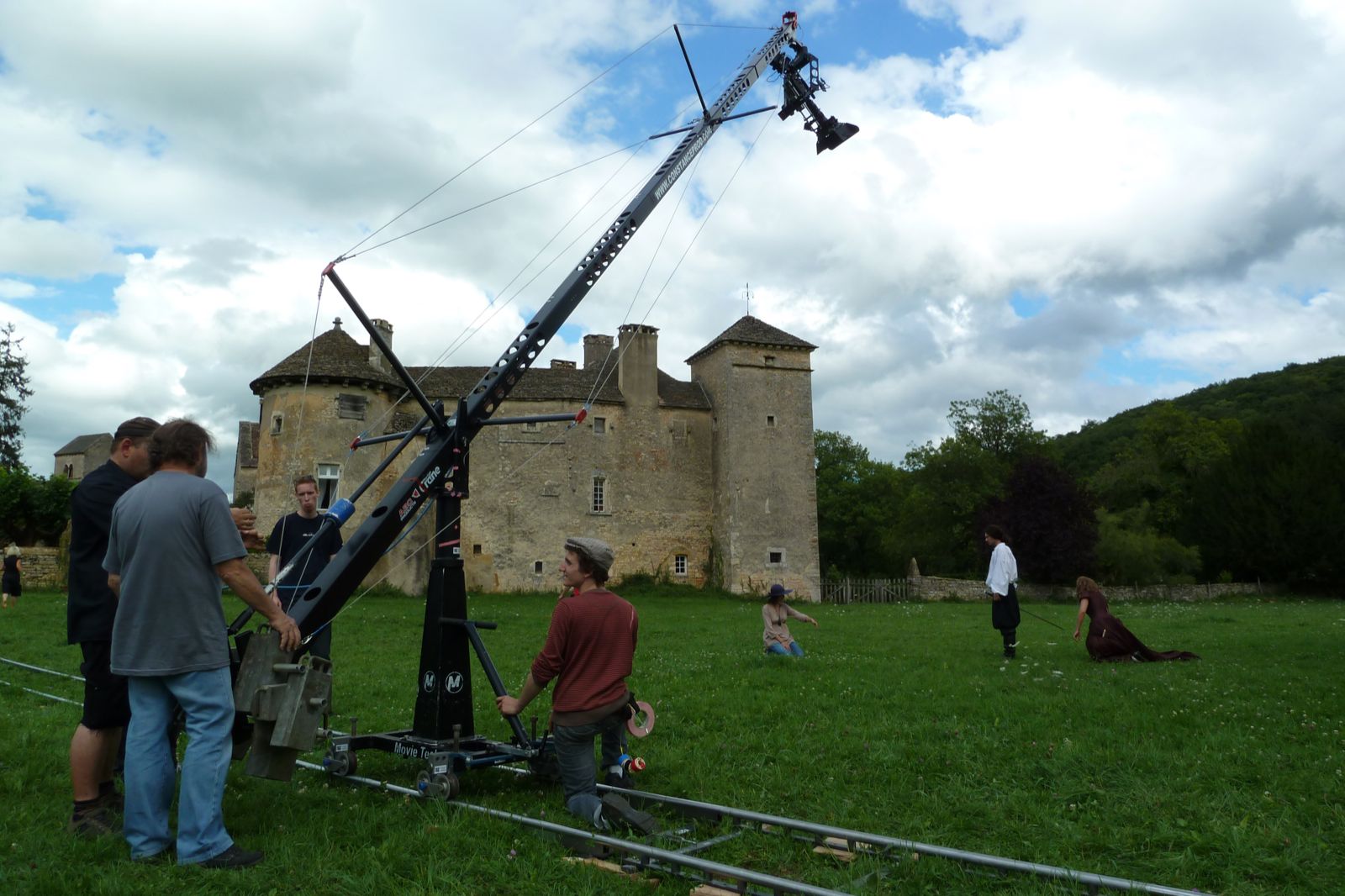 Au premier plan : Christophe Henry, Wilhelm Cickart, Bertrand Faucounau, Julien Hogert. En arrière plan : Anastasia Durand, Charles Leplomb, Morgane Pisoni.