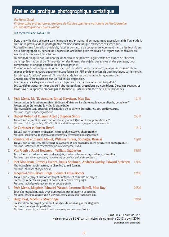 Programme