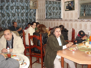 Une pause repas avant la projection